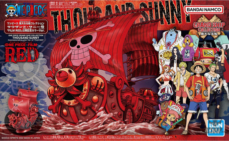 One Piece Grand Ship Collection Thousand Sunny FILM RED Commemorative Color Ver. Scale Model Kits