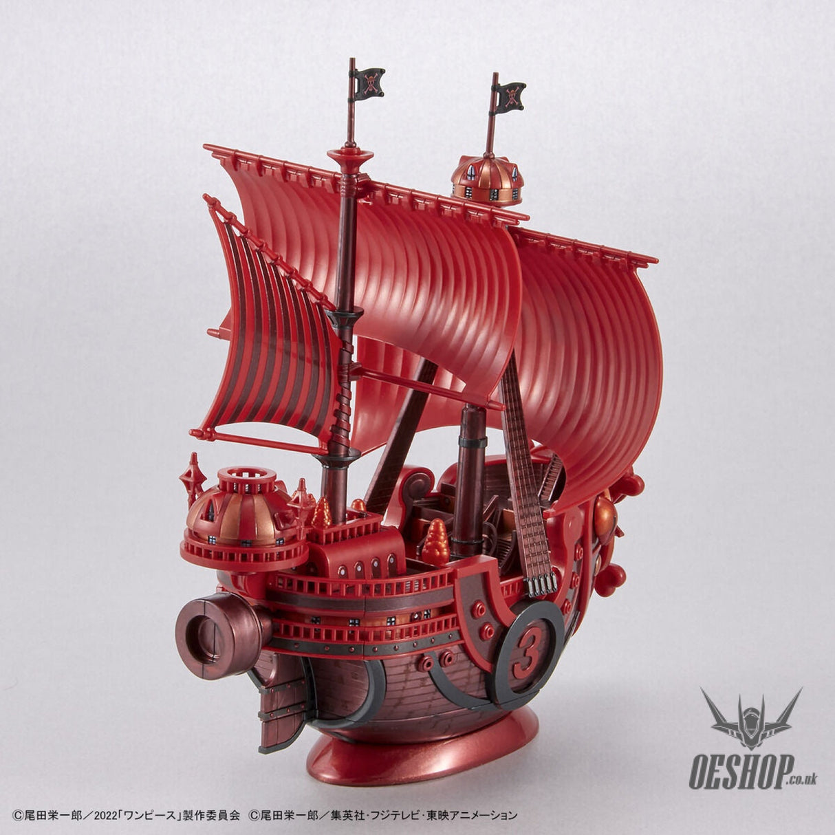 One Piece Grand Ship Collection Thousand Sunny FILM RED Commemorative Color Ver. Scale Model Kits