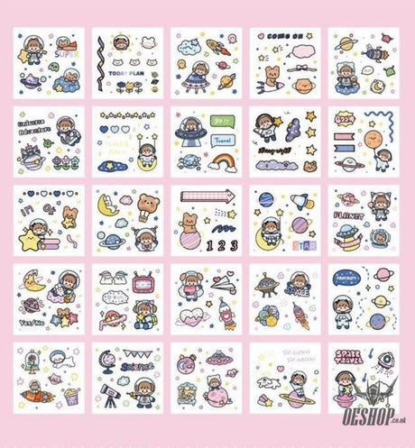 Paper Dyeing Sticker Gift Box Big Adventure 100 sheets Washi Paper no repeated OEShop 8.99 OEShop