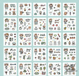 Paper Dyeing Sticker Gift Box Blue Berry Power Everyday 100 sheets Washi Paper no repeated OEShop 8.99 OEShop