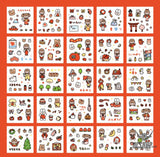 Paper Dyeing Sticker Gift Box Blue Berry Power Everyday 100 sheets Washi Paper no repeated OEShop 8.99 OEShop