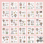 Paper Dyeing Sticker Gift Box Blue Berry Power Everyday 100 sheets Washi Paper no repeated OEShop 8.99 OEShop