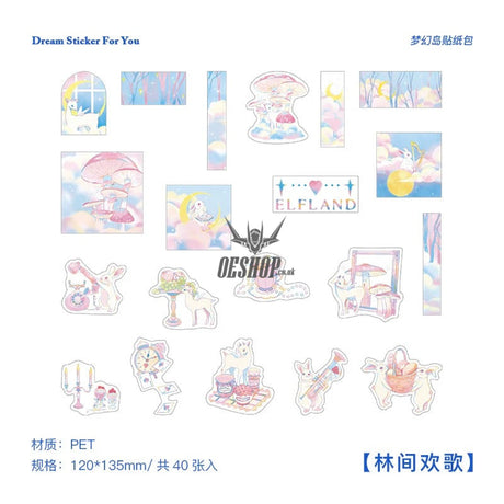 Papermore Dream Sticker For You II Stickers (40 pieces) Elven Whispers (40 pieces) Sticker