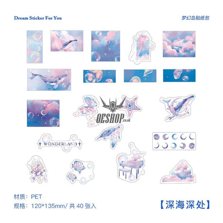 Papermore Dream Sticker For You II Stickers (40 pieces) Ocean of Stars (40 pieces) Sticker