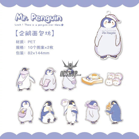 Papermore Hello Sticker Stickers (20 pieces) Mr. Penguin – The Bakery (20 pieces) Sticker