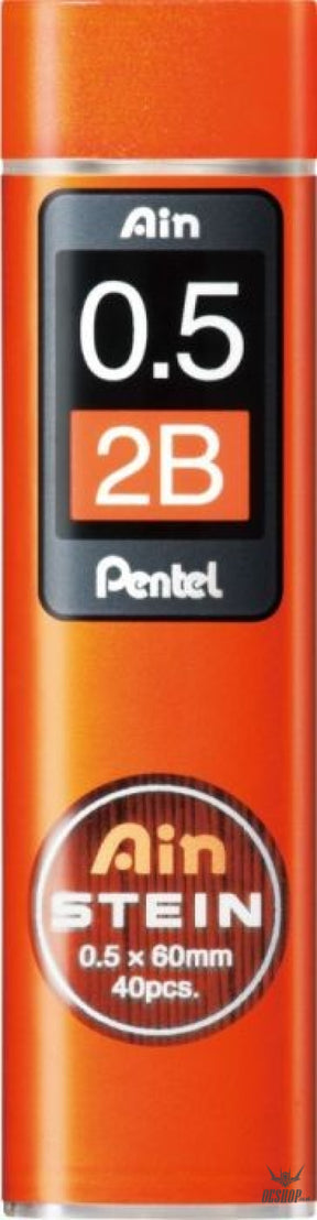 Pentel Ain Stein 0.5mm 2B Refill Lead Pentel 2.89 OEShop