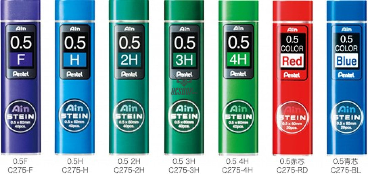 Pentel Ain Stein 0.5mm 3H Refill Lead Pentel 2.89 OEShop