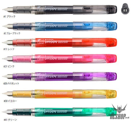 Platinum Preppy Fountain Pen 0.3 Fine Red Platinum 3.99 OEShop