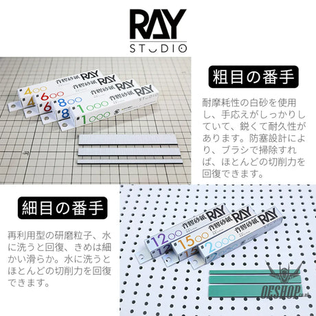 RAY STUDIO Adhesive Sandpaper - Sanding Tools