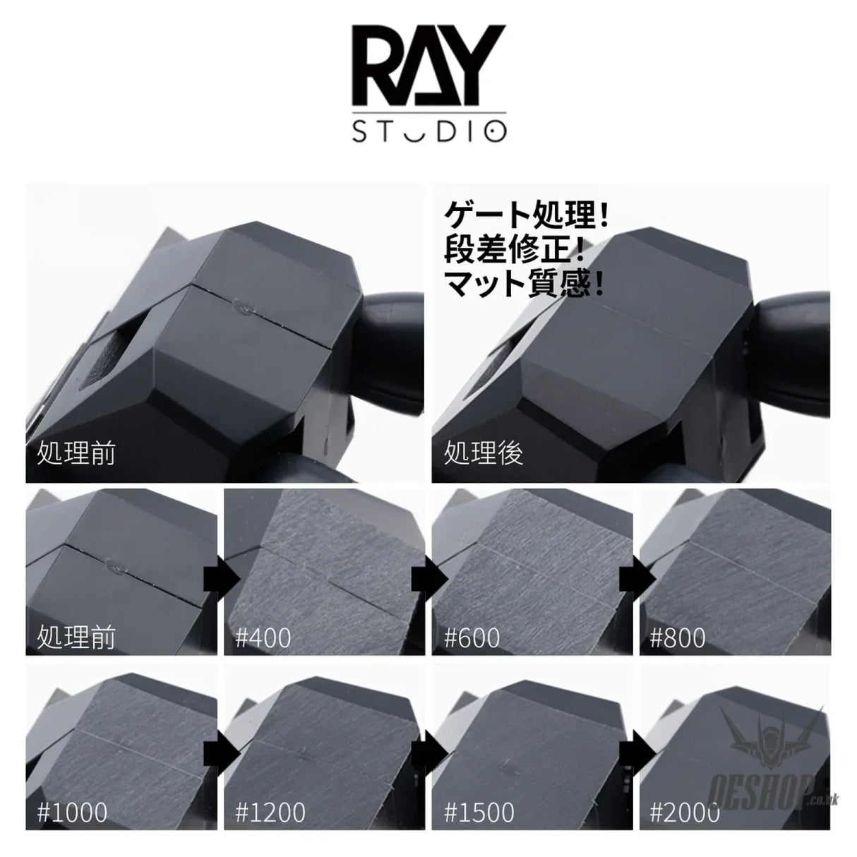 RAY STUDIO Adhesive Sandpaper - Sanding Tools
