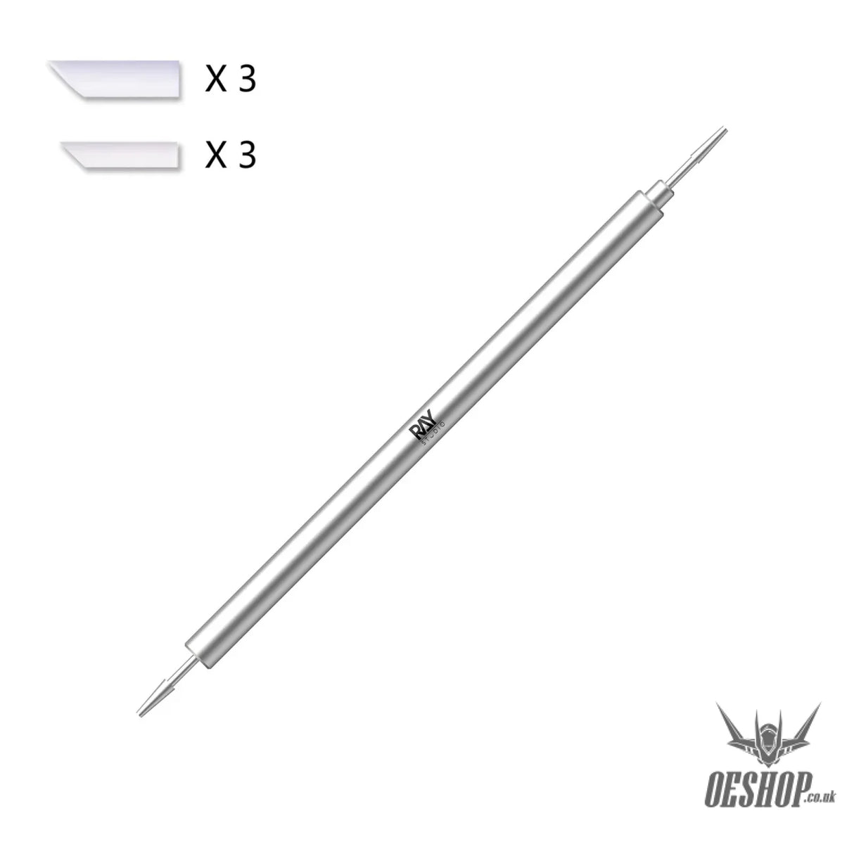 RAY STUDIO Metal Cleaning Stick - RMC-04 Silver - Professional Tools