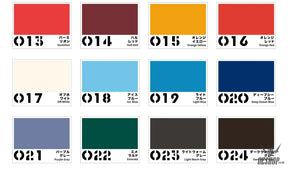 RAY STUDIO (QUICK IDEA) Model Acrylic-Colors - RMAC-Q-002B 12-Color Set (013-024) (18ML) - Painting Consumables
