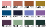 RAY STUDIO (QUICK IDEA) Model Acrylic-Colors - RMAC-Q-004B 12-Color Set (037-048) (18ML) - Painting Consumables