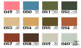 RAY STUDIO (QUICK IDEA) Model Acrylic-Colors - RMAC-Q-005B 12-Color Set (049-060) (18ML) - Painting Consumables