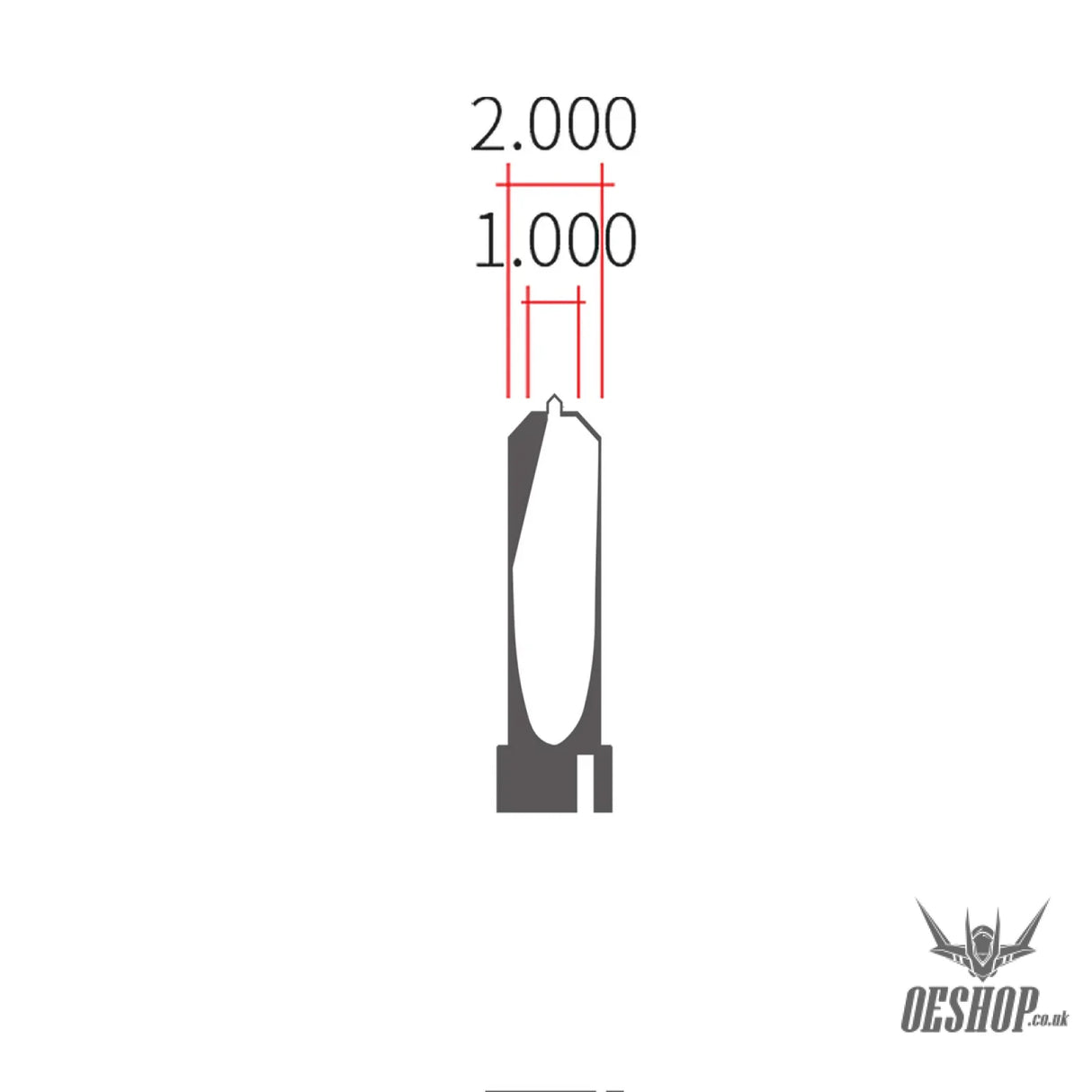 RAY STUDIO RHD-01 Hatch Hand Drill - RCFD-1000 Model Chamfer Centering Flat-blade Drill Bit 1.0MM - Drill