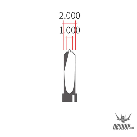 RAY STUDIO RHD-01 Hatch Hand Drill - RCFD-1000 Model Chamfer Centering Flat-blade Drill Bit 1.0MM - Drill