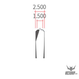 RAY STUDIO RHD-01 Hatch Hand Drill - RCFD-1500 Model Chamfer Centering Flat-blade Drill Bit 1.5MM - Drill