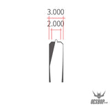 RAY STUDIO RHD-01 Hatch Hand Drill - RCFD-2000 Model Chamfer Centering Flat-blade Drill Bit 2.0MM - Drill