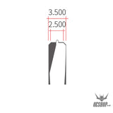 RAY STUDIO RHD-01 Hatch Hand Drill - RCFD-2500 Model Chamfer Centering Flat-blade Drill Bit 2.5MM - Drill