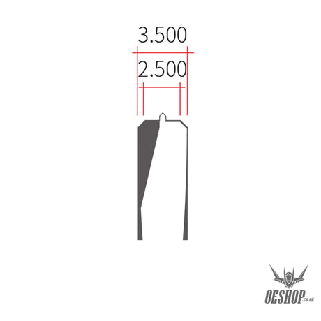 RAY STUDIO RHD-01 Hatch Hand Drill - RCFD-2500 Model Chamfer Centering Flat-blade Drill Bit 2.5MM - Drill