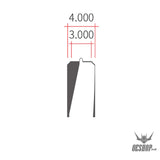 RAY STUDIO RHD-01 Hatch Hand Drill - RCFD-3000 Model Chamfer Centering Flat-blade Drill Bit 3.0MM - Drill
