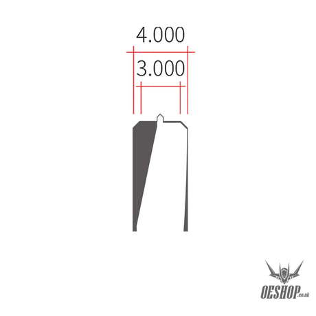RAY STUDIO RHD-01 Hatch Hand Drill - RCFD-3000 Model Chamfer Centering Flat-blade Drill Bit 3.0MM - Drill