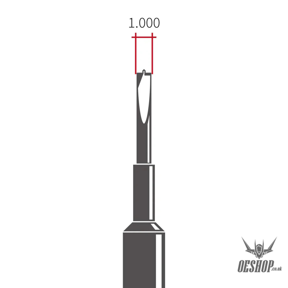 RAY STUDIO RHD-01 Hatch Hand Drill - RFD-1000 Centering Flat-blade Drill Bit 1.0MM - Drill