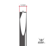 RAY STUDIO RHD-01 Hatch Hand Drill - RFD-3000 Centering Flat-blade Drill Bit 3.0MM - Drill