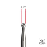 RAY STUDIO RHD-01 Hatch Hand Drill - RRBB-2000 Model Round Ball Burr 2.0MM - Drill