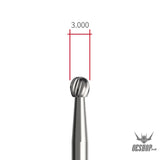 RAY STUDIO RHD-01 Hatch Hand Drill - RRBB-3000 Model Round Ball Burr 3.0MM - Drill