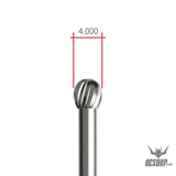 RAY STUDIO RHD-01 Hatch Hand Drill - RRBB-4000 Model Round Ball Burr 4.0MM - Drill