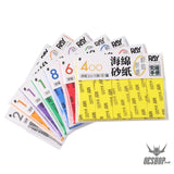 RAY STUDIO Sanding Sponge - Comprehensive Set of 7 Grits / 3MM (10 pcs) - Sanding Tools