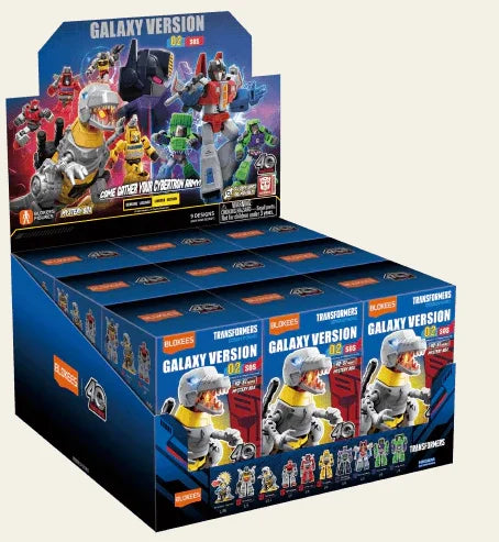 Blokees Transformers Galaxy Version 02 SOS Action Figure Model Kit Blind Box 71102