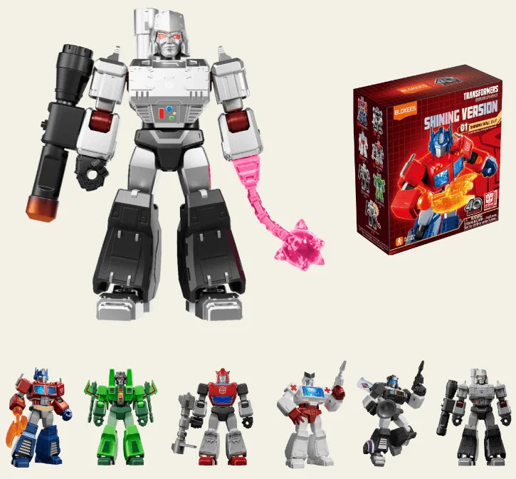 Blokees Transformers Galaxy Shining Version 01 Roll Out Action Figure Model Kit Blind Box