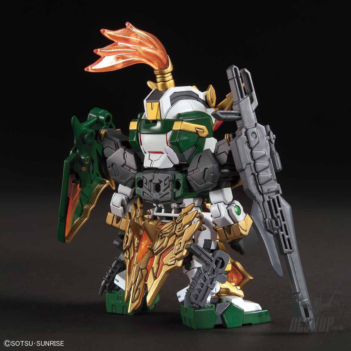 SD Sangoku Soketsuden 13 Huang Zhong Gundam Dynames Scale Model Kits