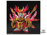SD Sangoku Soketsuden 33 Flame Emperor Zhang Fei God Gundam Scale Model Kits