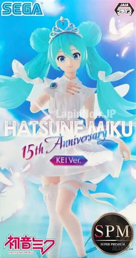 Sega Hatsune Miku 15th Anniversary Kei Ver. SPM Figure 24 cm Action & Toy Figures
