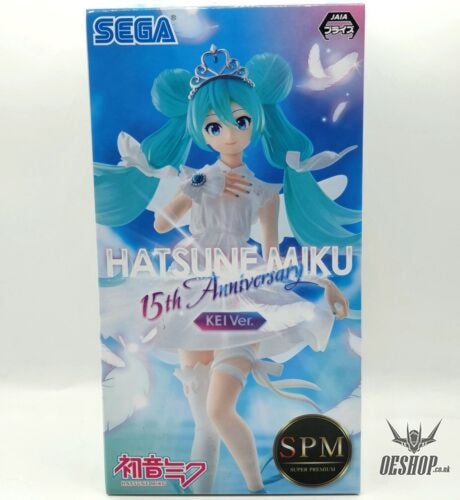 Sega Hatsune Miku 15th Anniversary Kei Ver. SPM Figure 24 cm Action & Toy Figures