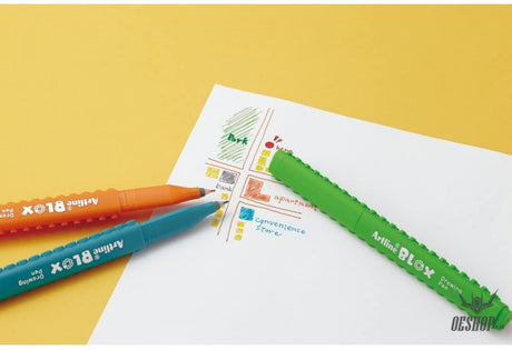 Shachihata Artline BLOX Sign Pen, Water-based, Set of 12 Colors, KTX-200/12W Shachihata 15.98 OEShop