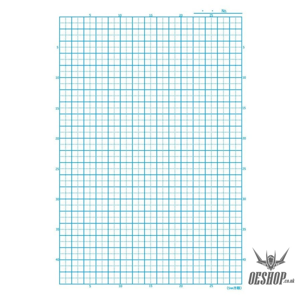 Showa Note 5mm Square Grid Notebook Elephant & Lion OEShop 2.99 OEShop