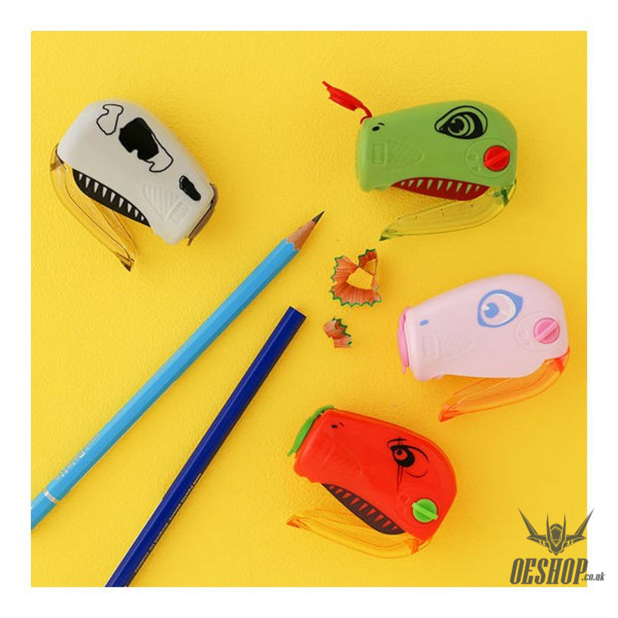 SONIC Dinosaurs Handy Pencil Sharpener Green ソニック(Sonic) 3.99 OEShop