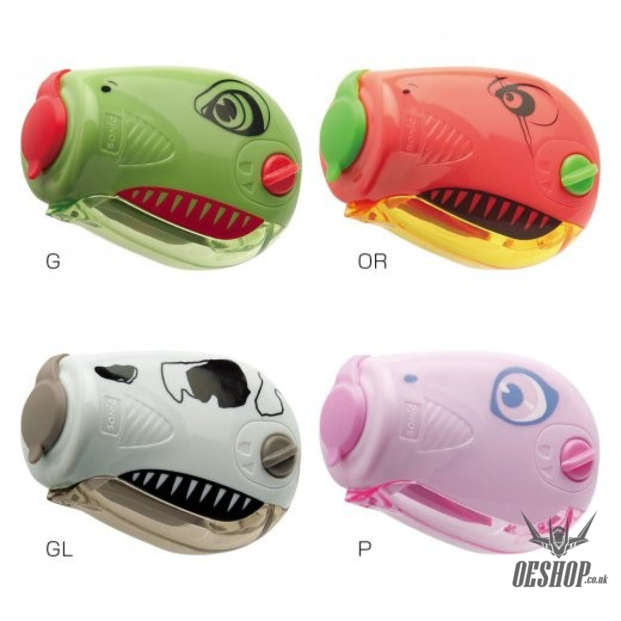 SONIC Dinosaurs Handy Pencil Sharpener White ソニック(Sonic) 3.99 OEShop