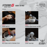 StudioG Model Paint GP-001 Black V2 Painting Consumables