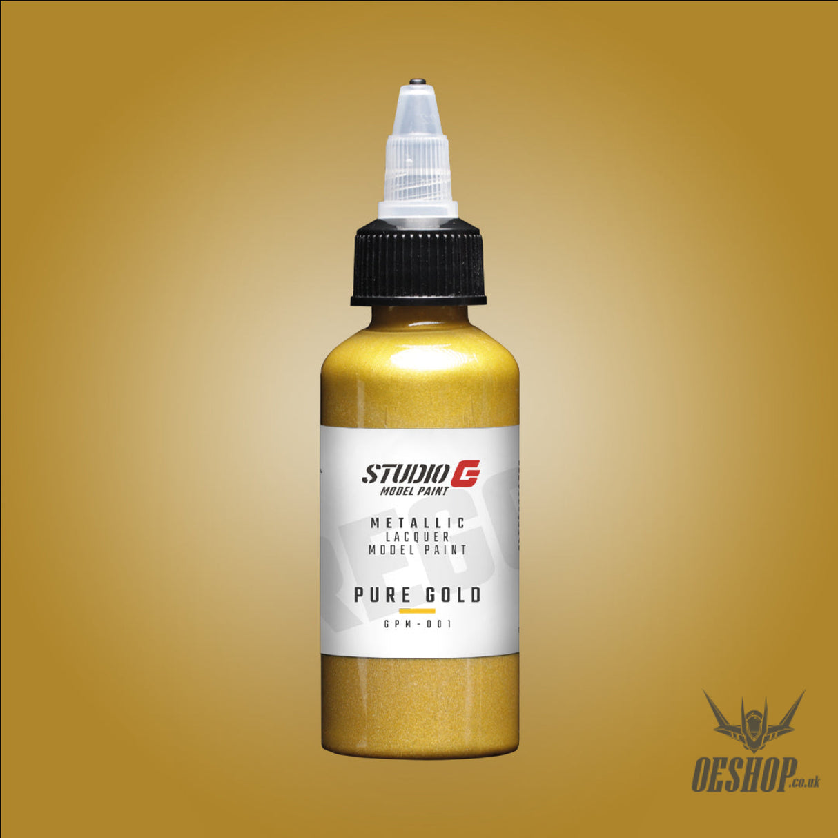 StudioG Model Paint Metallic GPM-001 Pure Gold Painting Consumables