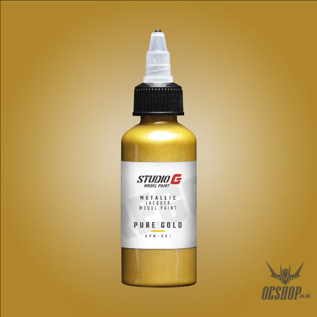 StudioG Model Paint Metallic GPM-001 Pure Gold Painting Consumables