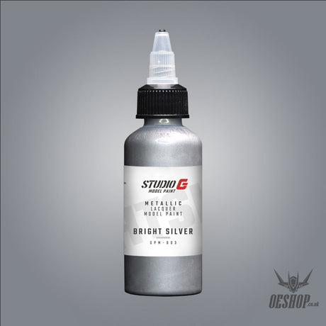 StudioG Model Paint Metallic GPM-003 Bright Silver Painting Consumables