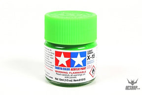 TAMIYA 81515 ACRYLIC MINI X-15 LIGHT GREEN 10ml Tamiya 1.85 OEShop