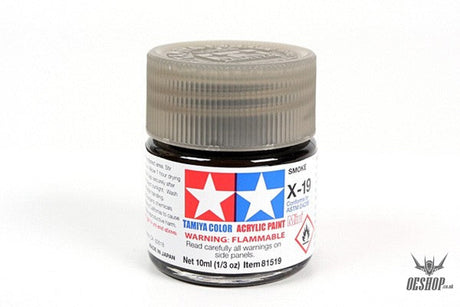 TAMIYA 81519 ACRYLIC MINI X-19 SMOKE 10ml Tamiya 1.85 OEShop
