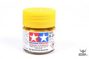 TAMIYA 81524 ACRYLIC MINI X-24 CLEAR YELLOW 10ml Tamiya 1.85 OEShop