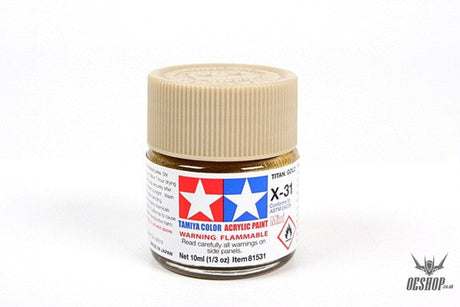 TAMIYA 81531 ACRYLIC MINI X-31 TITAN GOLD 10ml Tamiya 2.25 OEShop